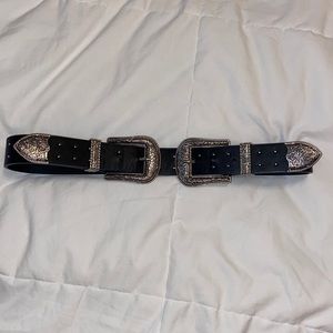 Zara Double Buckle Belt
